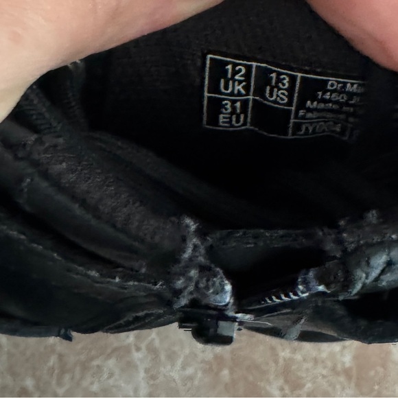 Dr martens black boots 13c - Picture 6 of 6